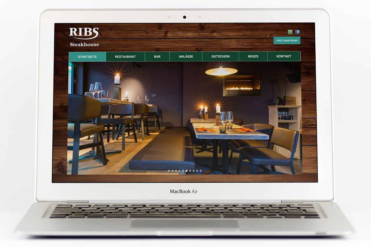 Referenz CMS Joomla! Webseite - RIBS Steakhouse Thun  - ribs-steakhouse.ch.ch