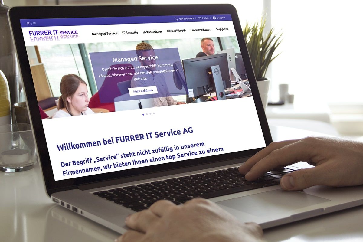 Referenz CMS Joomla! Webseite - Furrer IT Service AG - furrerit.ch