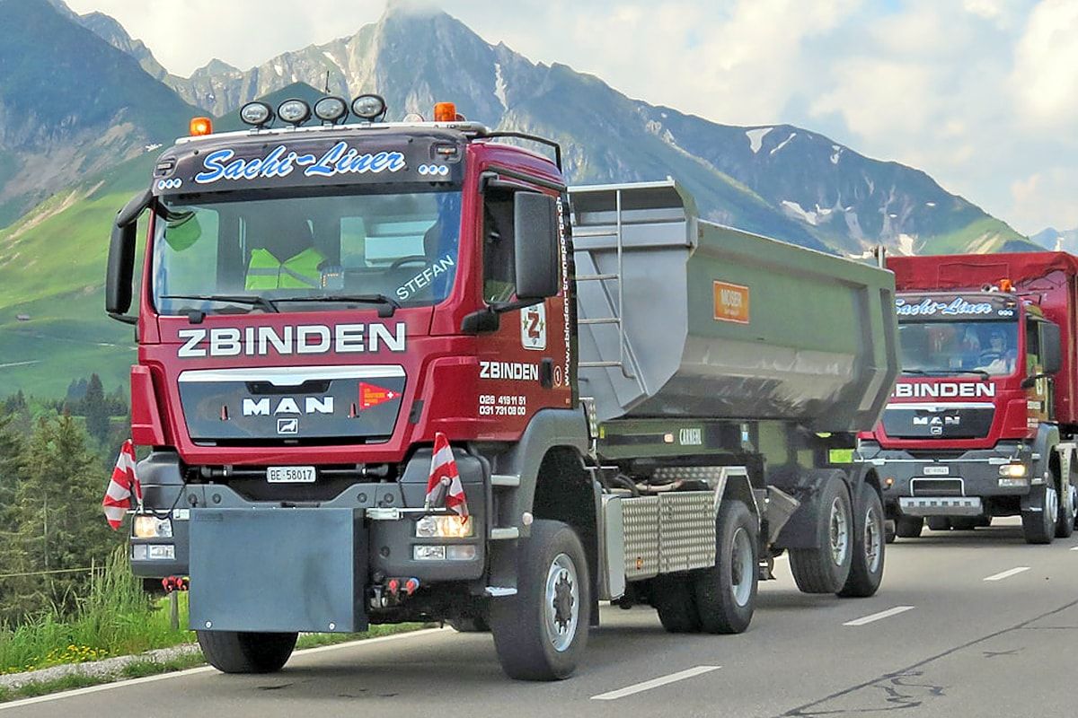 Referenz CMS Joomla! Webseite - Zbinden Transporte AG Sangernboden - zbinden-transporte.ch